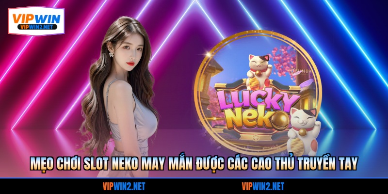 Mẹo chơi slot Neko may mắn được các cao thủ truyền tay